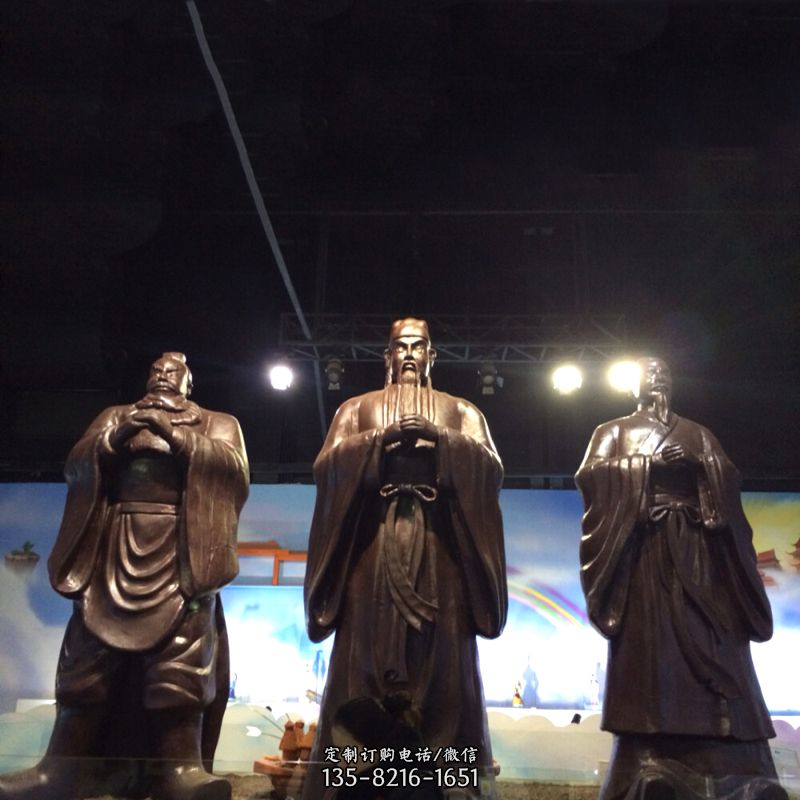 劉備關(guān)羽張飛桃園三結(jié)義鑄銅雕塑 劉備關(guān)羽張飛桃園三結(jié)義鑄銅雕塑
