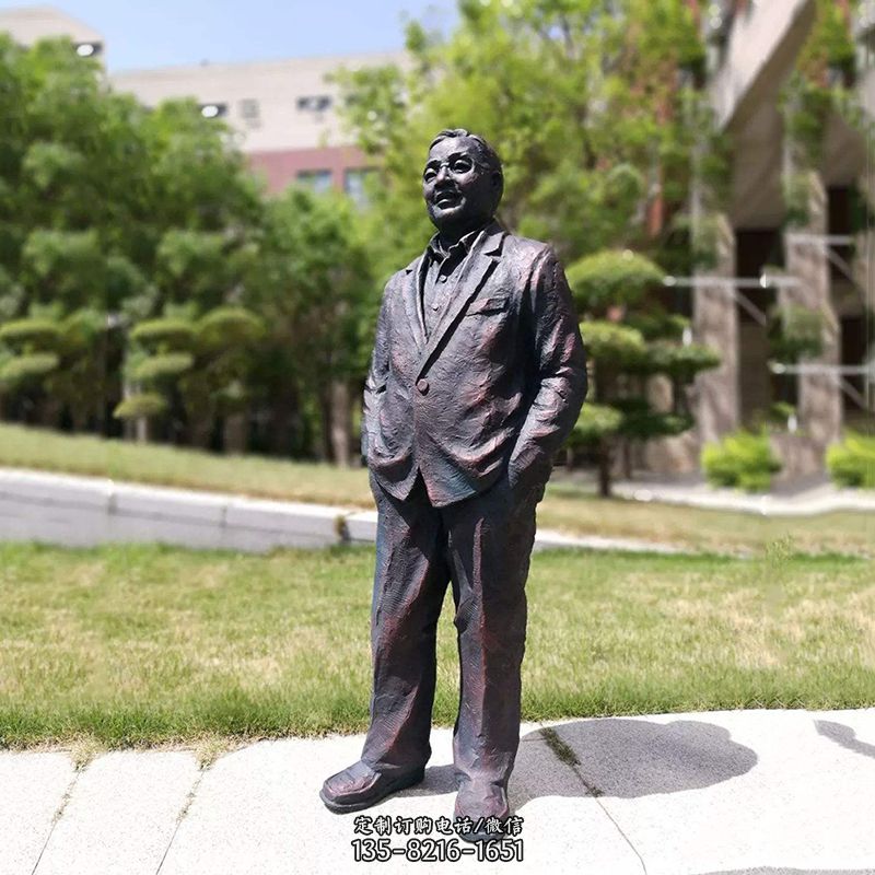 中國當(dāng)代著名數(shù)學(xué)家鑄銅華羅庚雕塑 中國當(dāng)代著名數(shù)學(xué)家鑄銅華羅庚雕塑