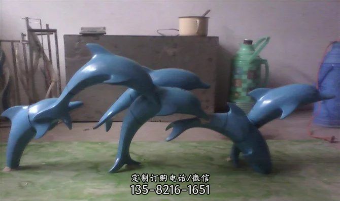 不銹鋼海豚雕塑_1 不銹鋼海豚雕塑_1
