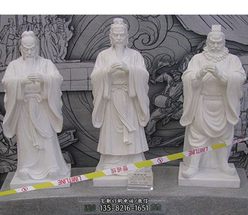 石雕桃園三結(jié)義雕塑 石雕桃園三結(jié)義雕塑