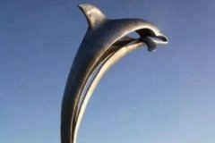 不銹鋼海豚雕塑 不銹鋼海豚雕塑