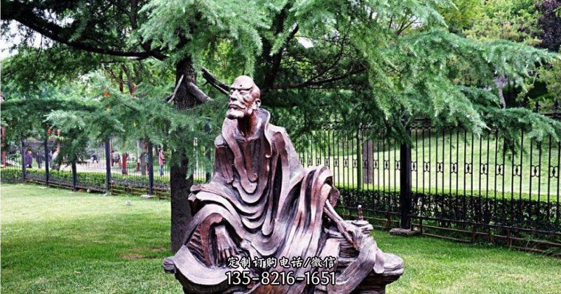 園林抽象古代人物景觀(guān)銅雕 園林抽象古代人物景觀(guān)銅雕