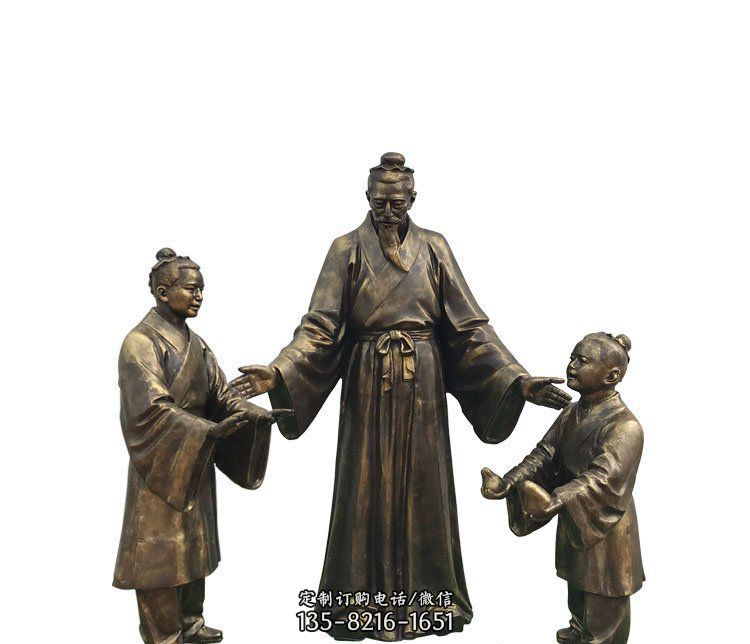 廣場銅雕孔融讓梨人物雕塑 廣場銅雕孔融讓梨人物雕塑