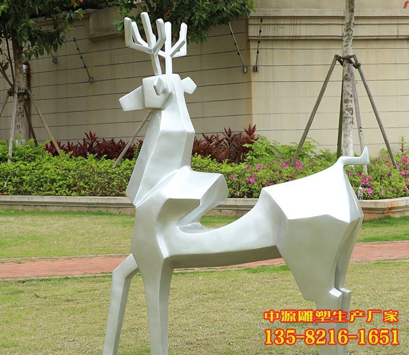 不銹鋼美陳動(dòng)物鹿 不銹鋼美陳動(dòng)物鹿