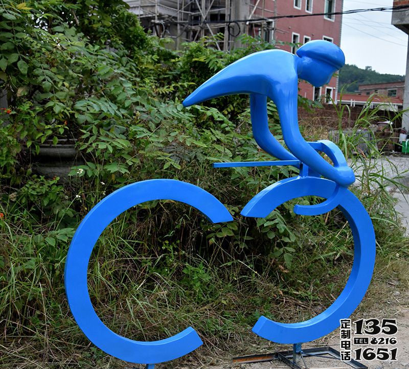 戶外景區(qū)玻璃鋼抽象創(chuàng)意運(yùn)動(dòng)騎自行車雕塑 戶外景區(qū)玻璃鋼抽象創(chuàng)意運(yùn)動(dòng)騎自行車雕塑