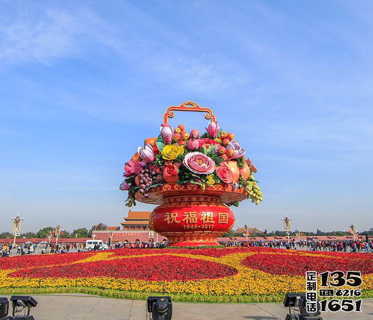廣場(chǎng)玻璃鋼彩繪定制戶外花籃雕塑 廣場(chǎng)玻璃鋼彩繪定制戶外花籃雕塑